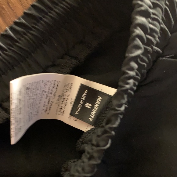 Men's Black Cargo Pants - Picture 2 of 4